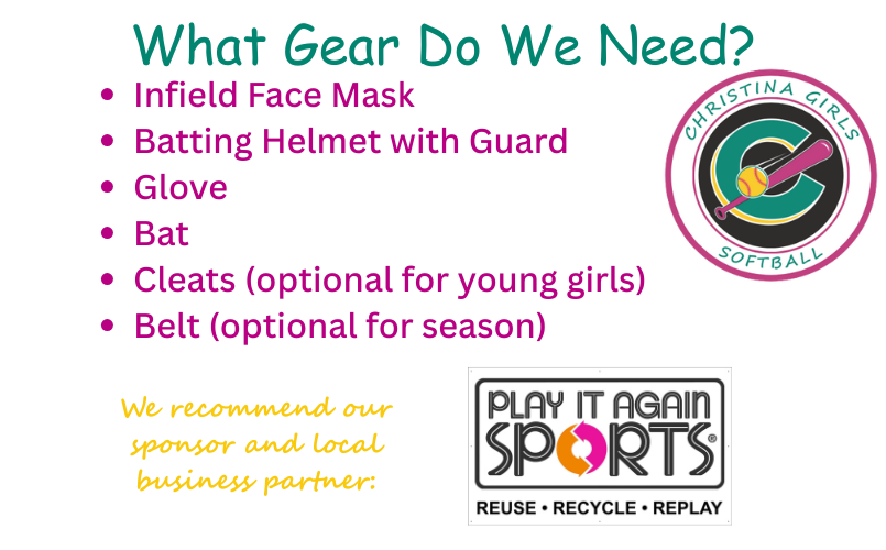 FOR EQUIPMENT NEEDS