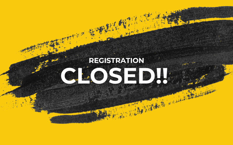 Registration is now CLOSED!